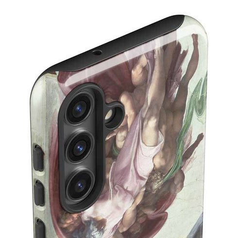 Creation of Adam by Michelangelo Galaxy S24 Plus Impact Case